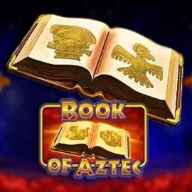 Book of Aztec slot logo by Amatic Industries at Coin Casino