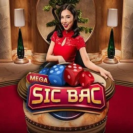 Official Live Casino logo: Mega Sic Bac by Pragmatic Play at Coin Casino