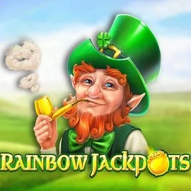 Rainbow Jackpots logo by Red Tiger Gaming Coin Casino